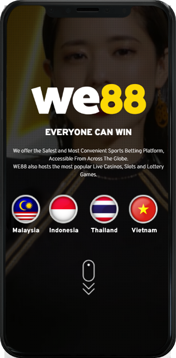 WE88 mobile app preview